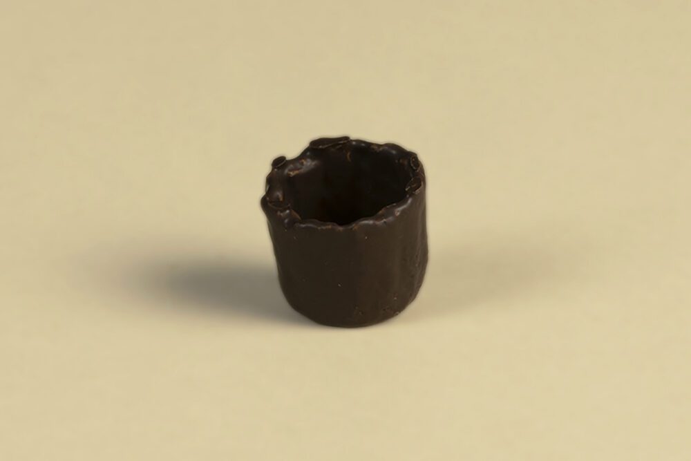 micro chupito de chocolate